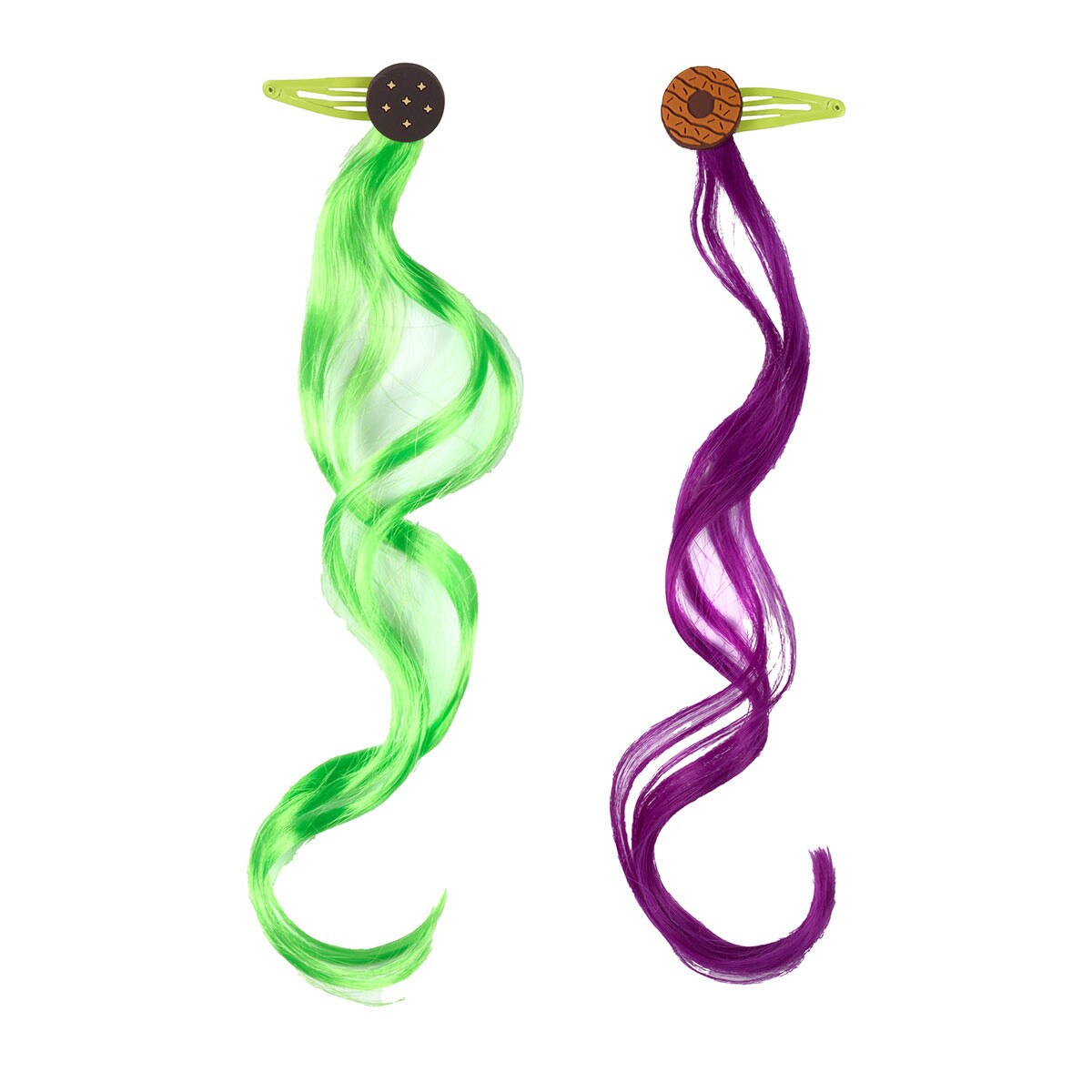 Cookie Fun Finds Hair Tinsel Barrettes