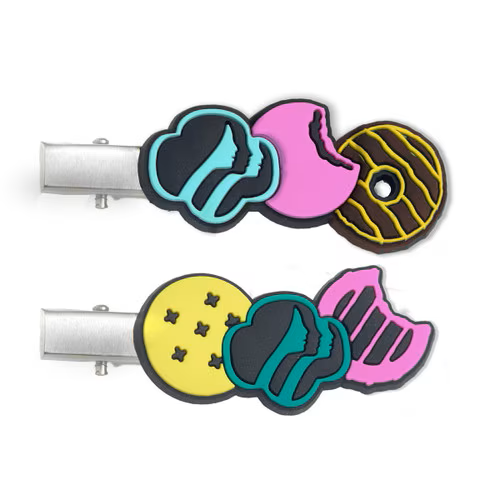 Cookies & Dots Trio Barrettes-Pack of 2
