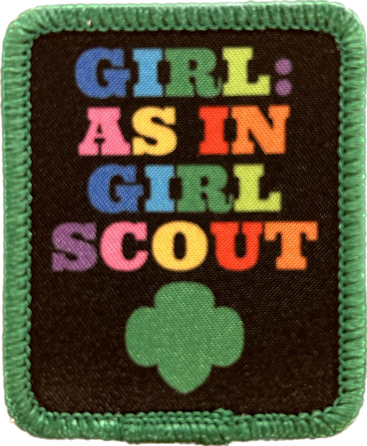 Girl As In Girl Scout Patch Girl Scouts In The Heart Of Pa