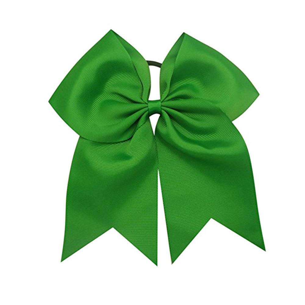 Green Hair Bow w/Hair Tie