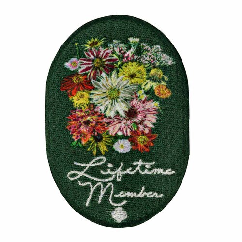 NEW-Lifetime Membership Sew-On Patch