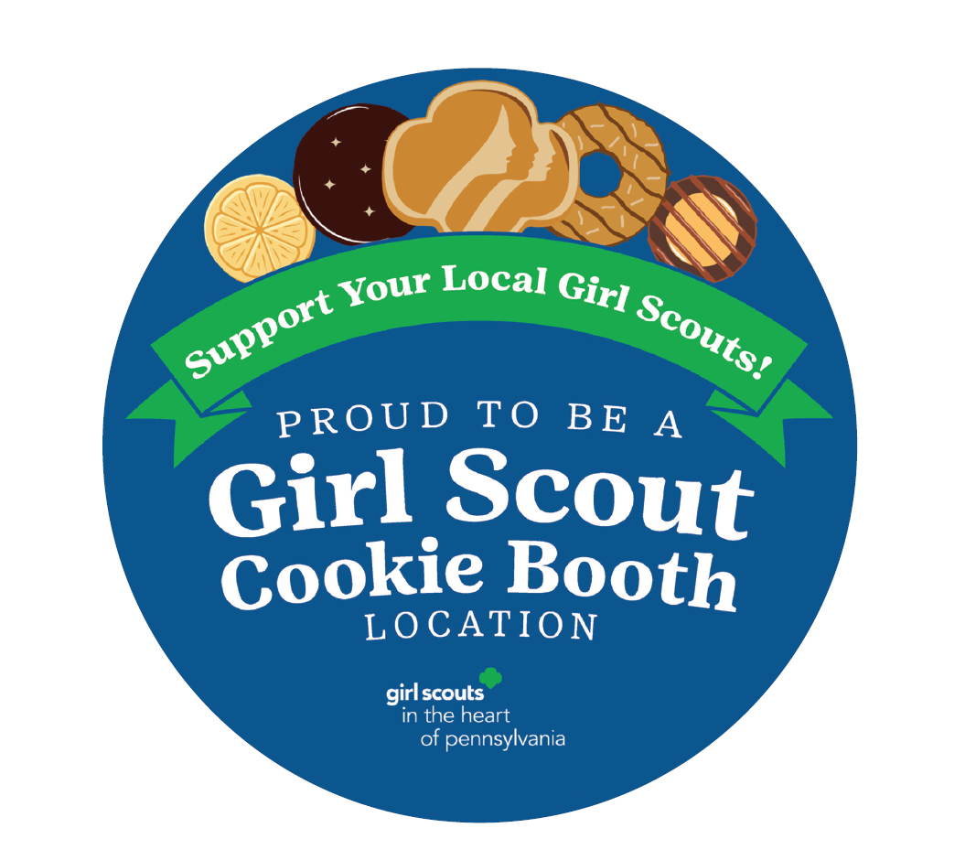 Cookie Booth Supporter Window Cling