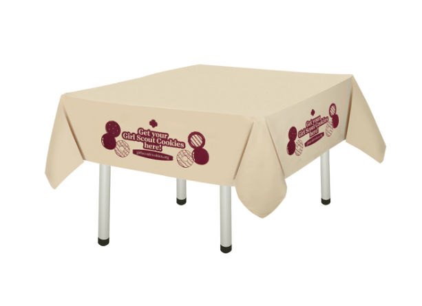 Girl Scout Cookies Tablecloth (Square)