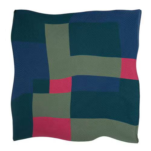 Official Pleated Color Block Scarf