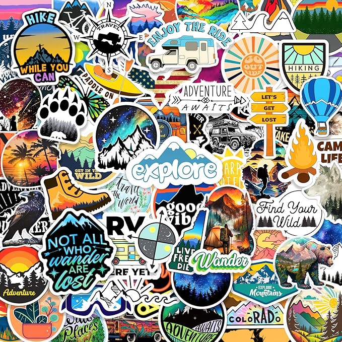 Assorted Outdoors Stickers
