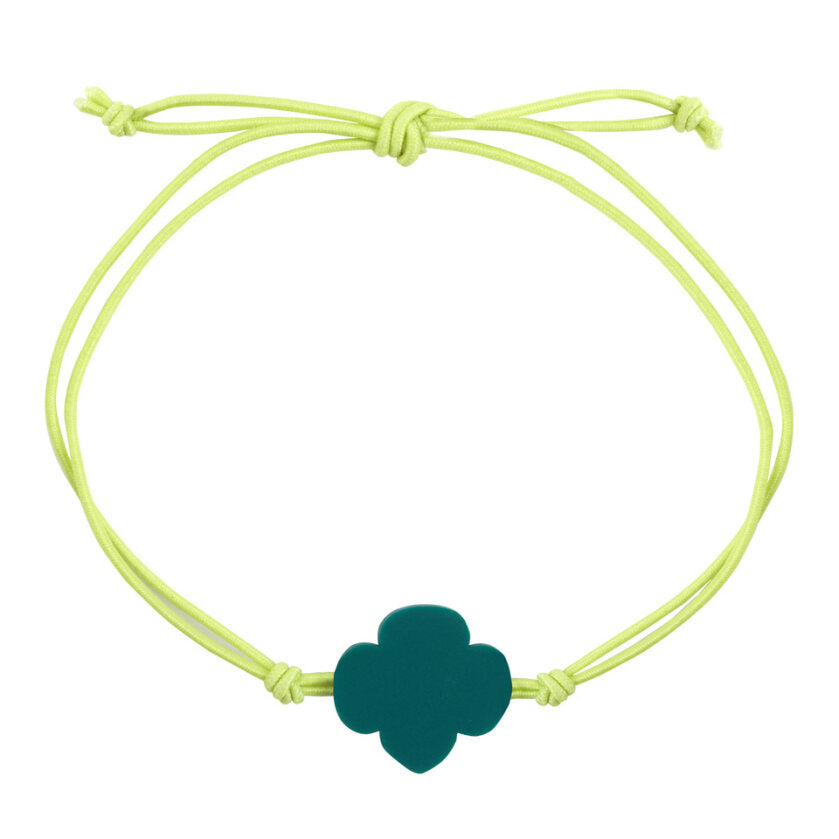 Trefoil Cord Bracelet