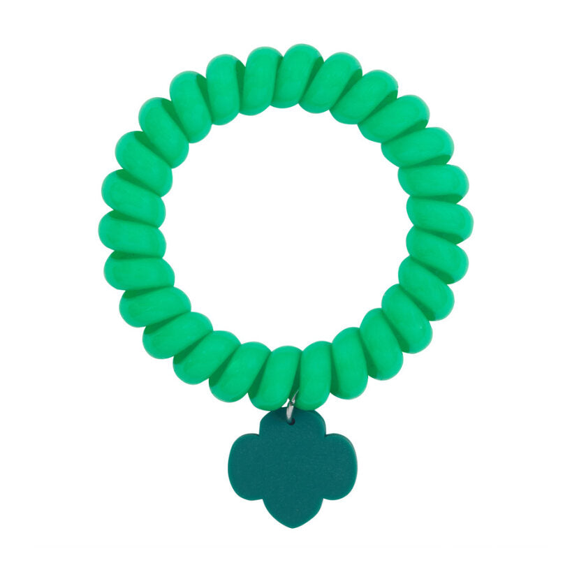 Trefoil Coil Hair Tie