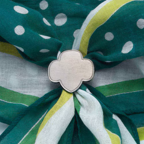 Official Trefoil Scarf Slide — Silver