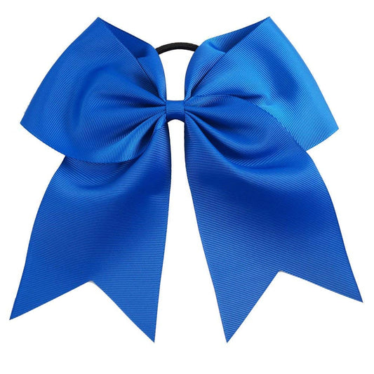 Blue Hair Bow w/Hair tie