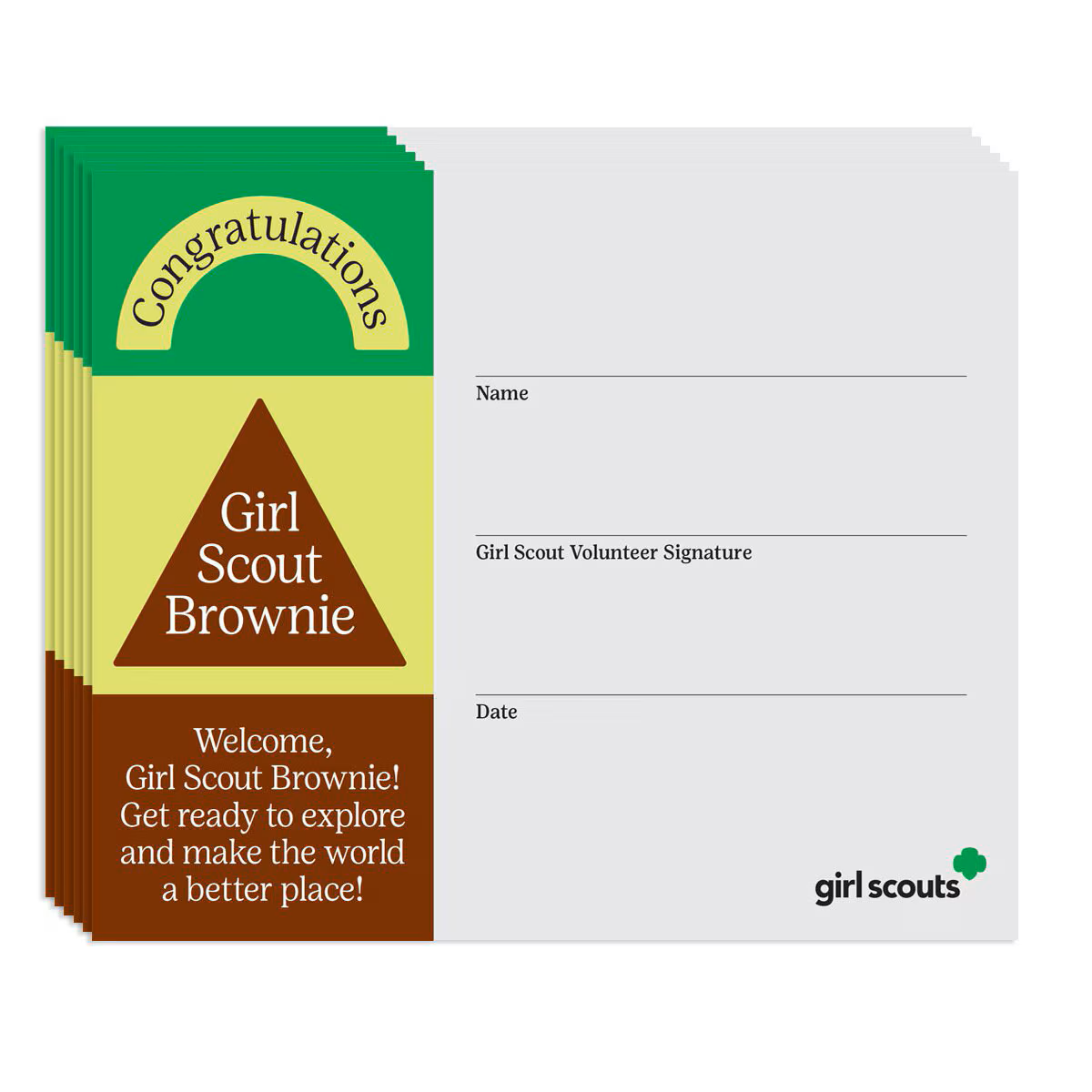 Brownie Bridging Certificate