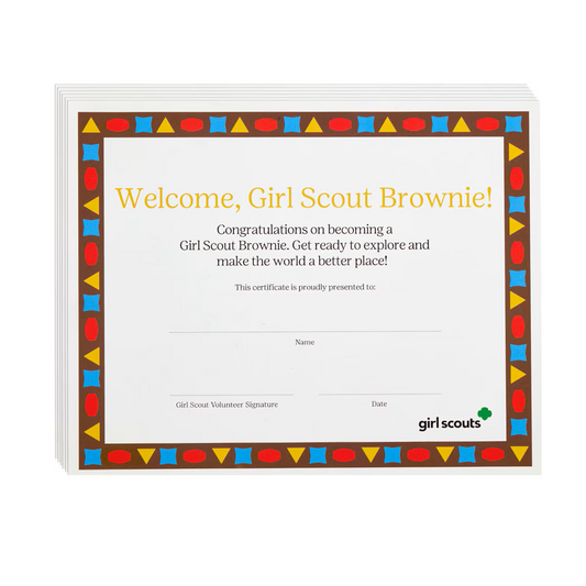 Brownie Bridging Certificate