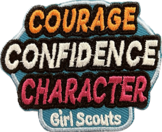 Courage, Confidence, Character! Patch
