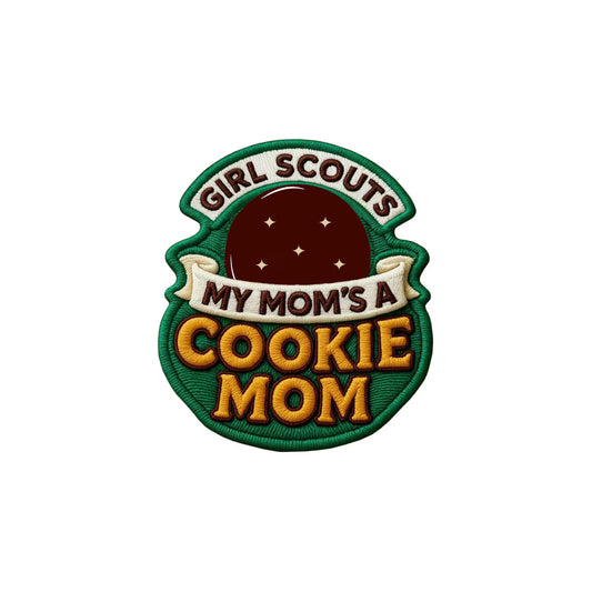 Cookie Mom Thin Mint Iron-On Patch