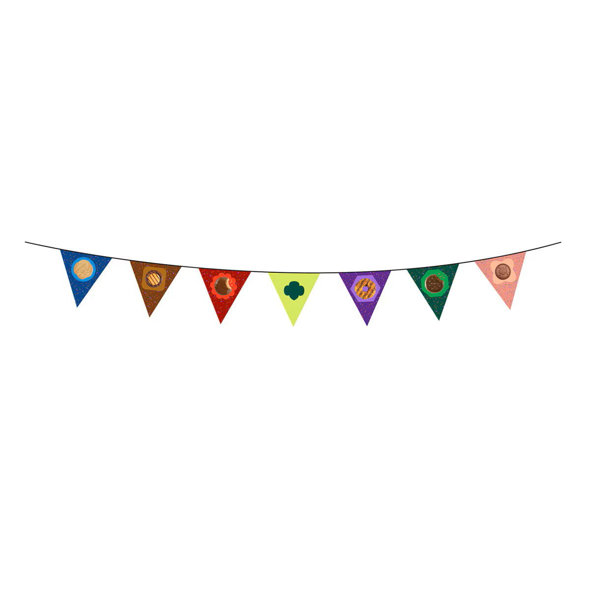 Cookie Pennant Banner