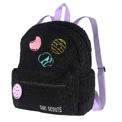 Cookies & Dots Fuzzy Small Backpack
