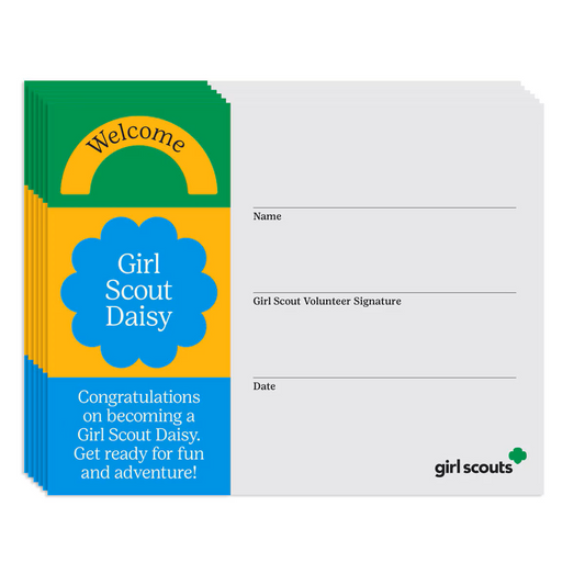Daisy Welcome Certificate