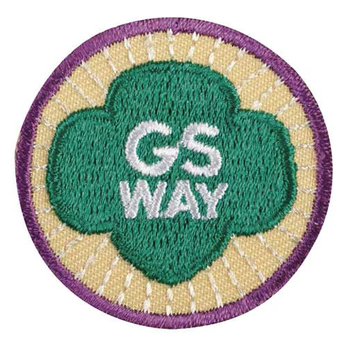 Junior Girl Scout Way Badge