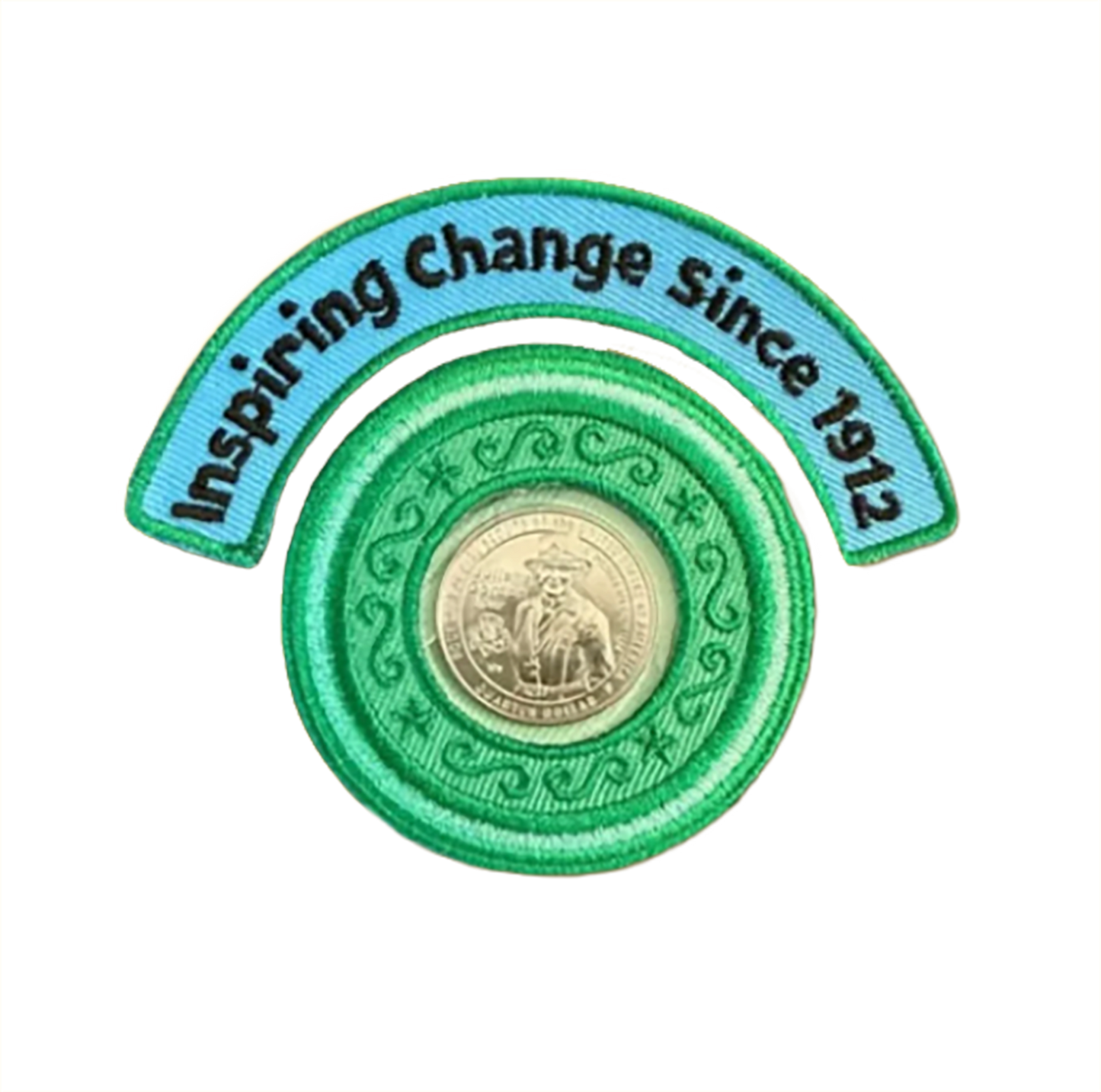 Juliette Gordon Low Quarter Holder Patch-NEW!