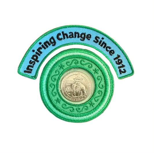 Juliette Gordon Low Quarter Holder Patch-NEW!