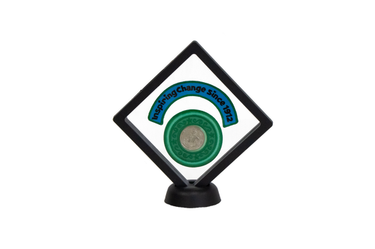 Juliette Gordon Low Quarter Holder Patch AND Display-NEW!