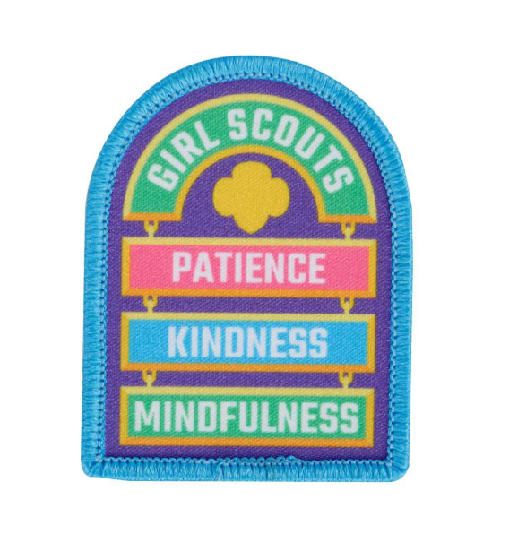 Patience, Kindness, Mindfulness Patch – Girl Scouts in the Heart of PA