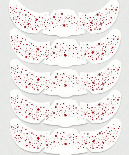 Glitter Freckle Face Tattoo