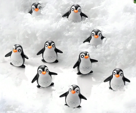 Micro Resin Penguins