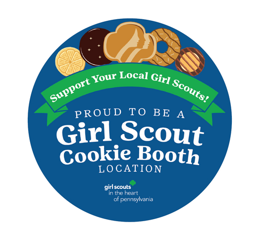 Cookie Booth Supporter Window Cling