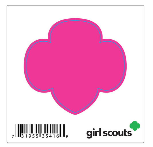 Trefoil Decal — Pink