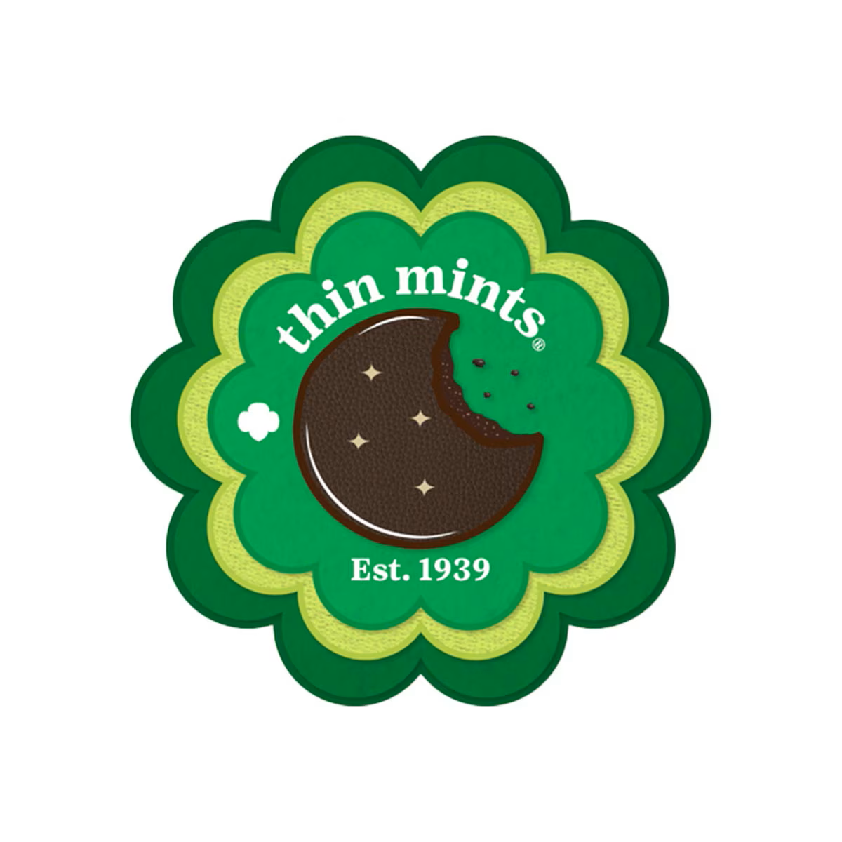 Girl Scouts x Supermix Studio Thin Mints® Iron-On Super Fun Patch