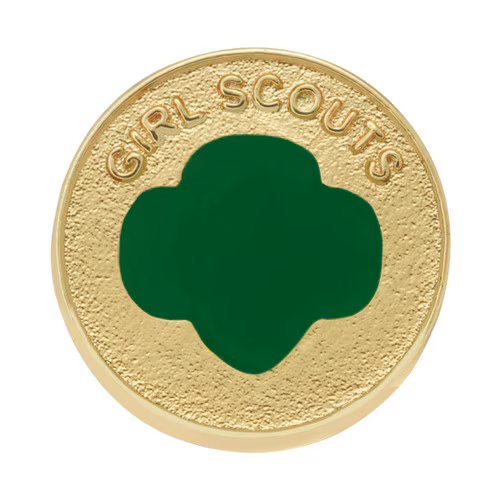 Official Girl Scout Trefoil Membership Pin