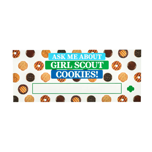 Girl Scout Cookies Window Cling